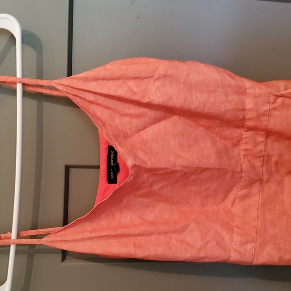 NEW Banana Republic ladies dress sz 4 LINEN BLEND - Picture 3 of 7